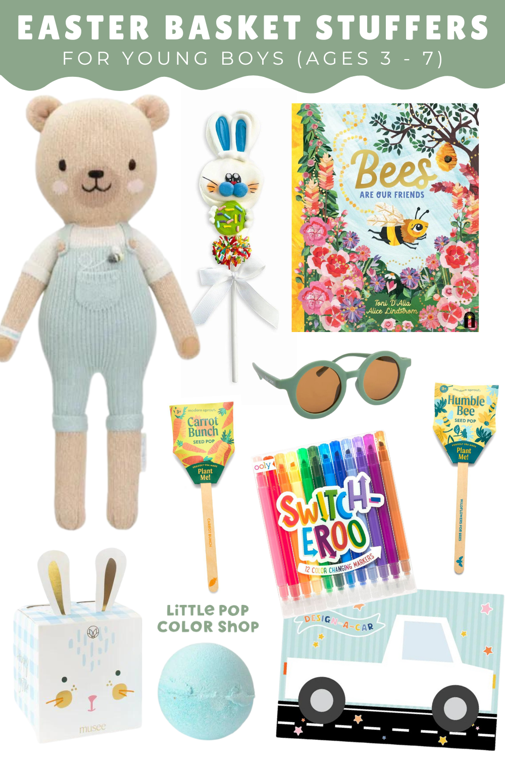 easter basket stuffers for young boys