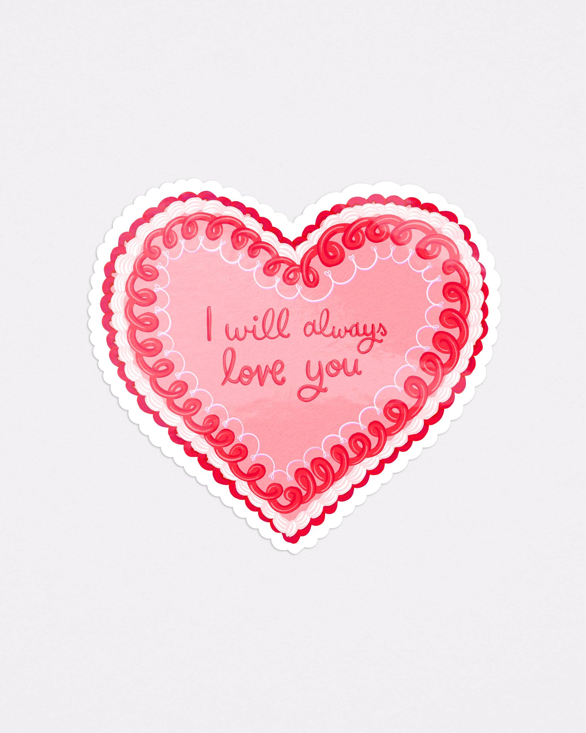 Pop Heart, Pink Heart' Sticker